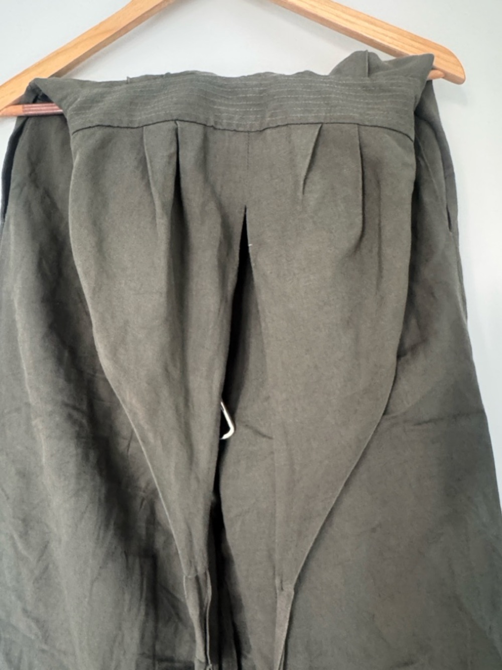 Adam Lippes sage Green halter jumpsuit size 0R - Picture 4 of 5